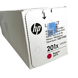 Genuine HP 201x High Yield Toner Cartridge CF403X - Magenta See Date